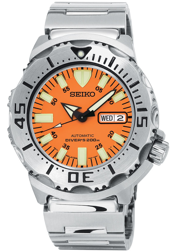 Seiko Prospex Monster Orange 3rd-Gen 200M Automatic SBDC075 