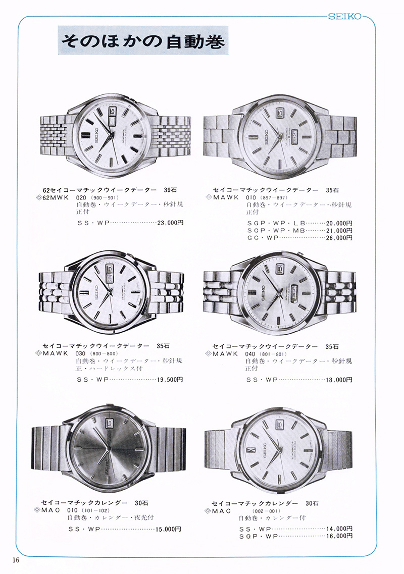 Seiko Catalog