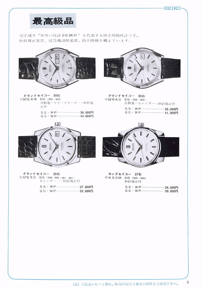 Seiko Catalog
