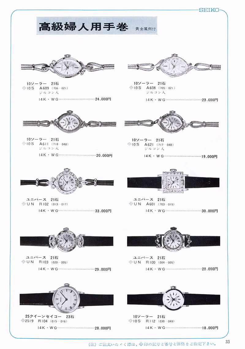 Seiko Catalog