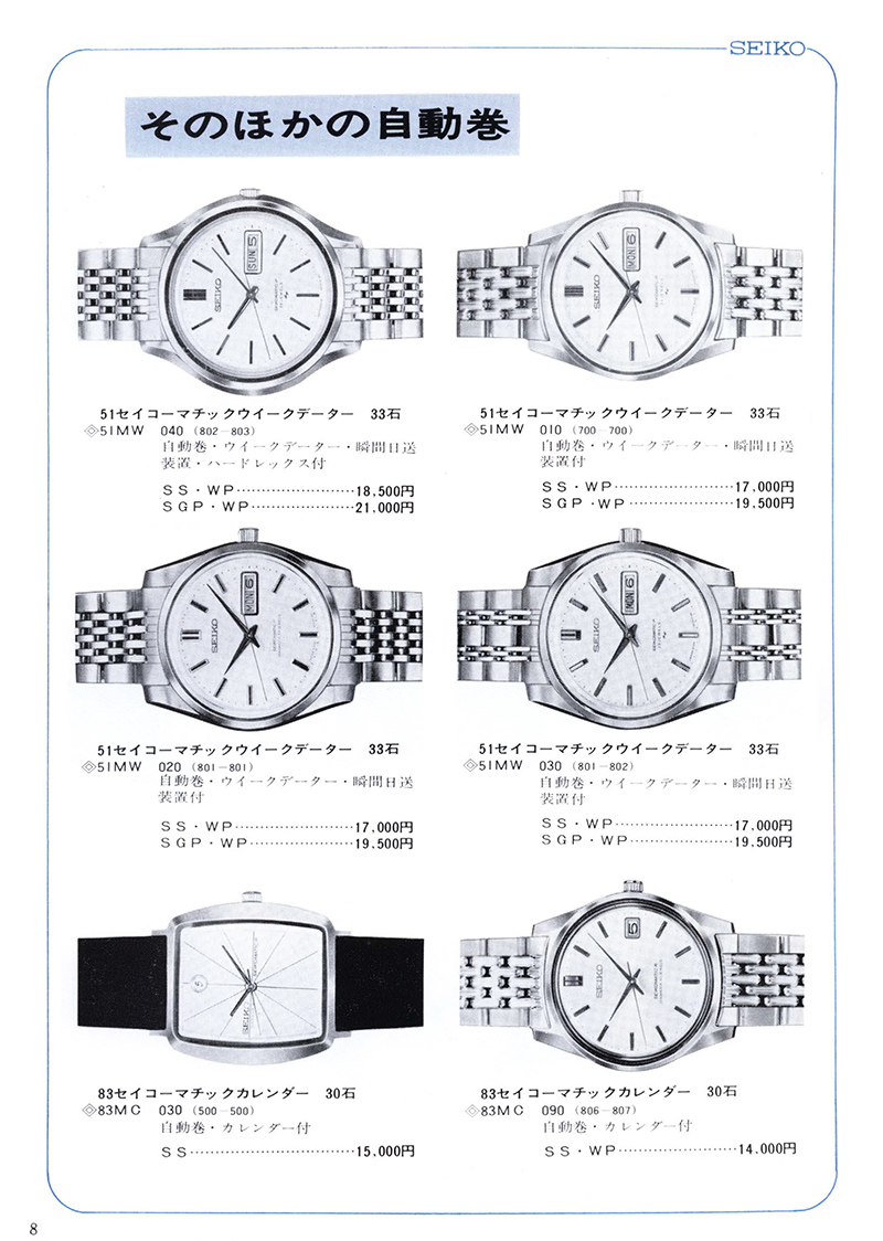 Seiko Catalog