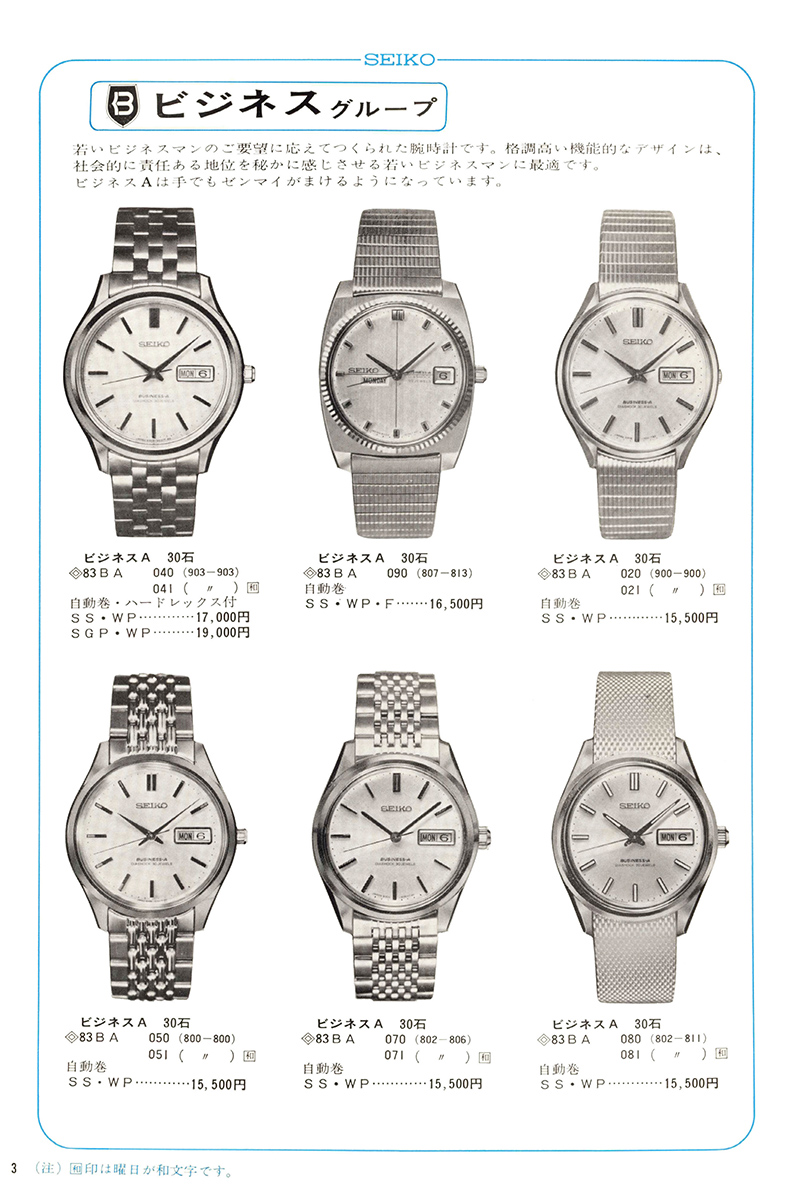 Seiko Catalog