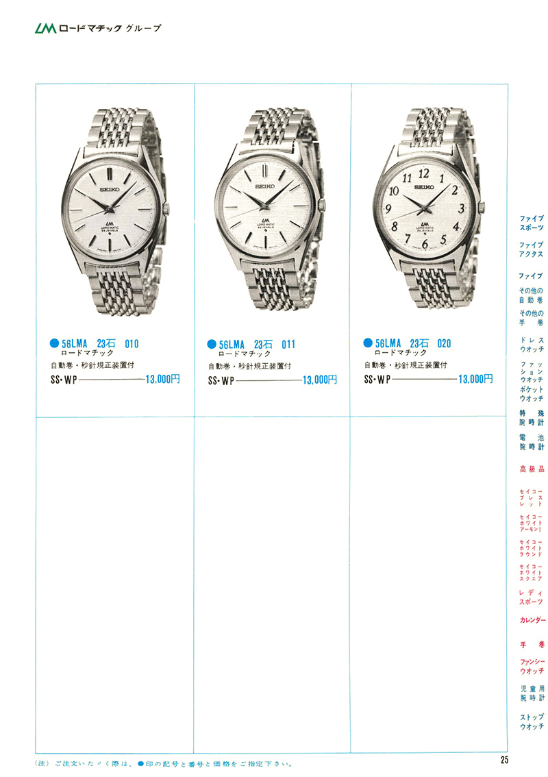 Seiko Catalog