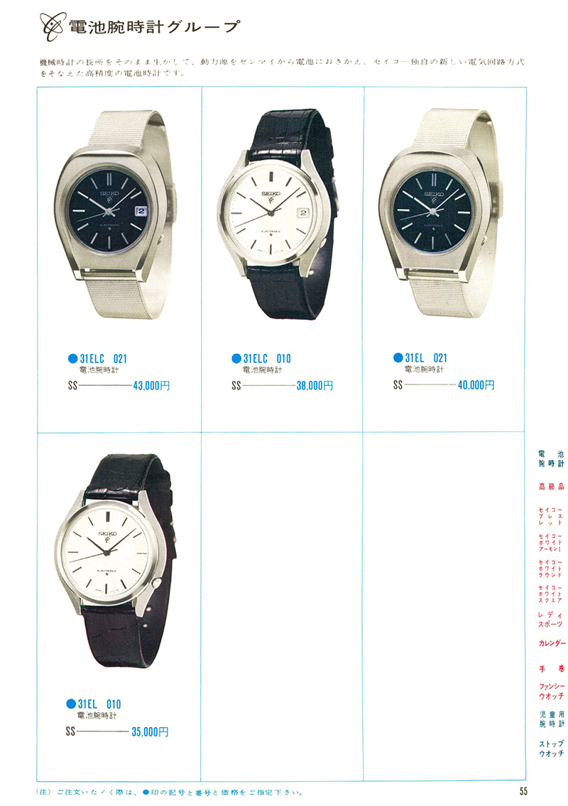 Seiko Catalog