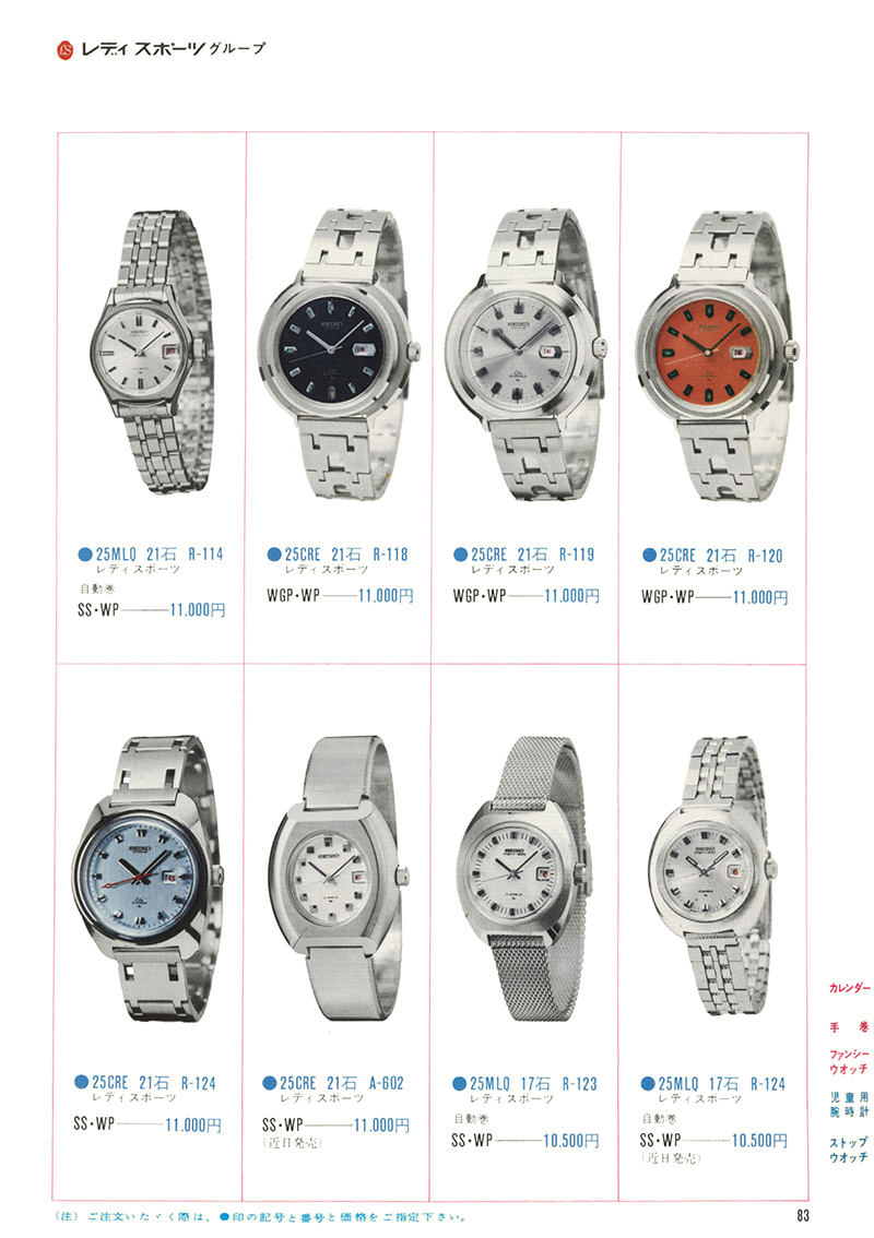Seiko Catalog
