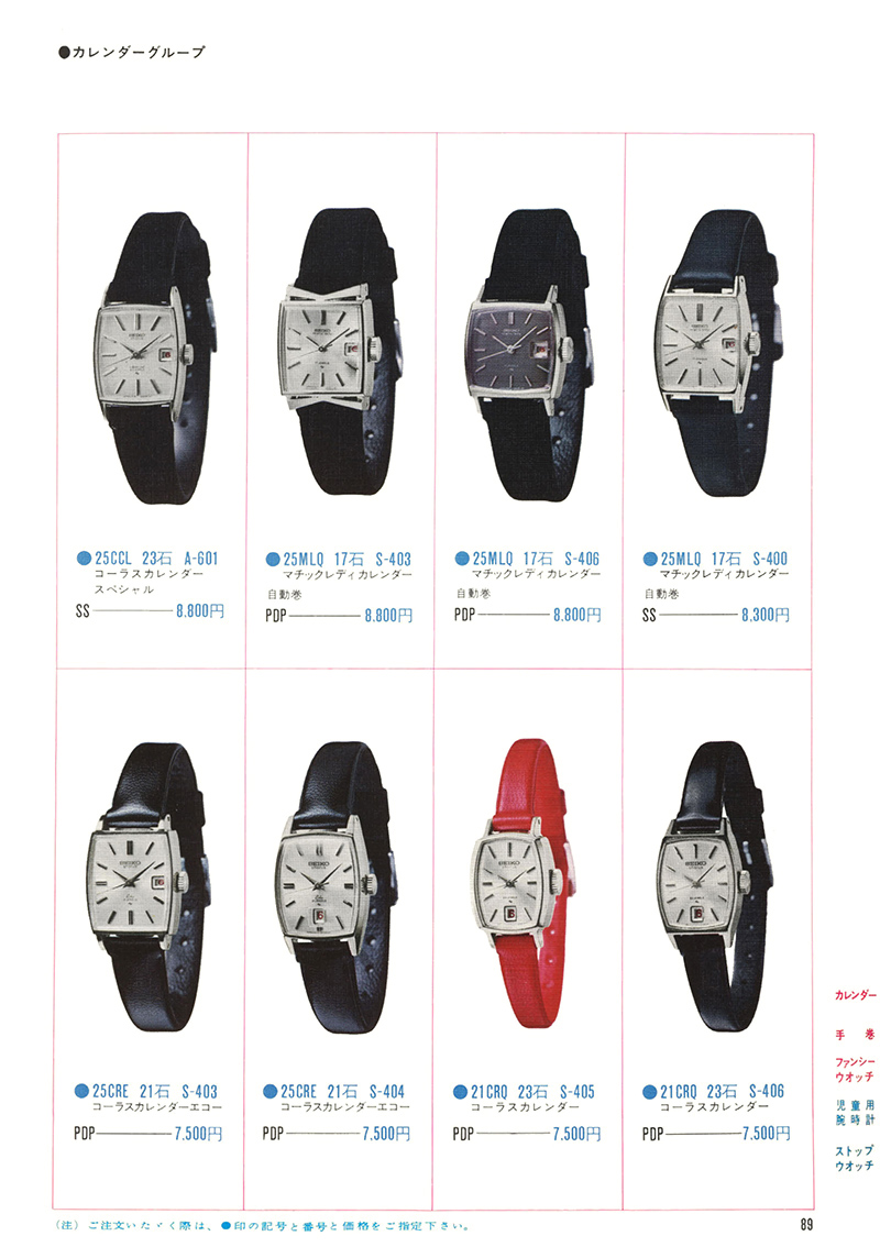 Seiko Catalog
