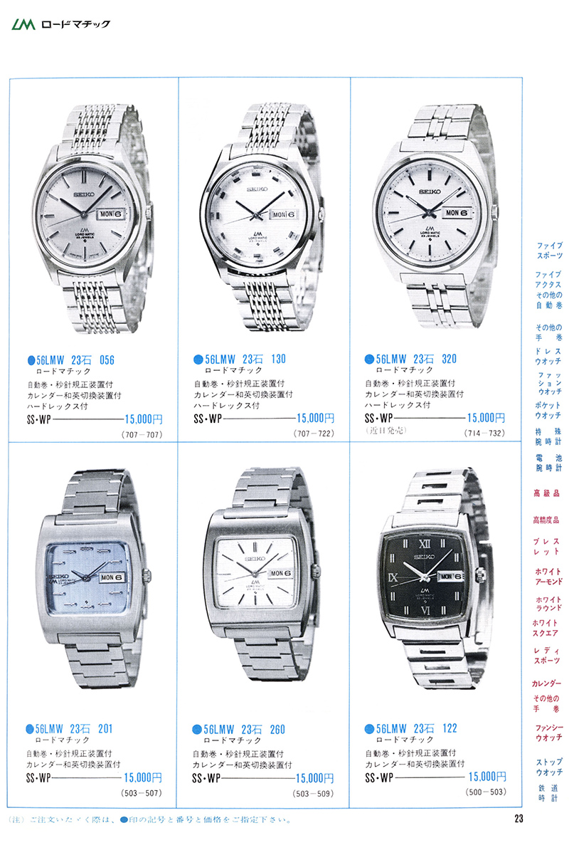 Seiko Catalog