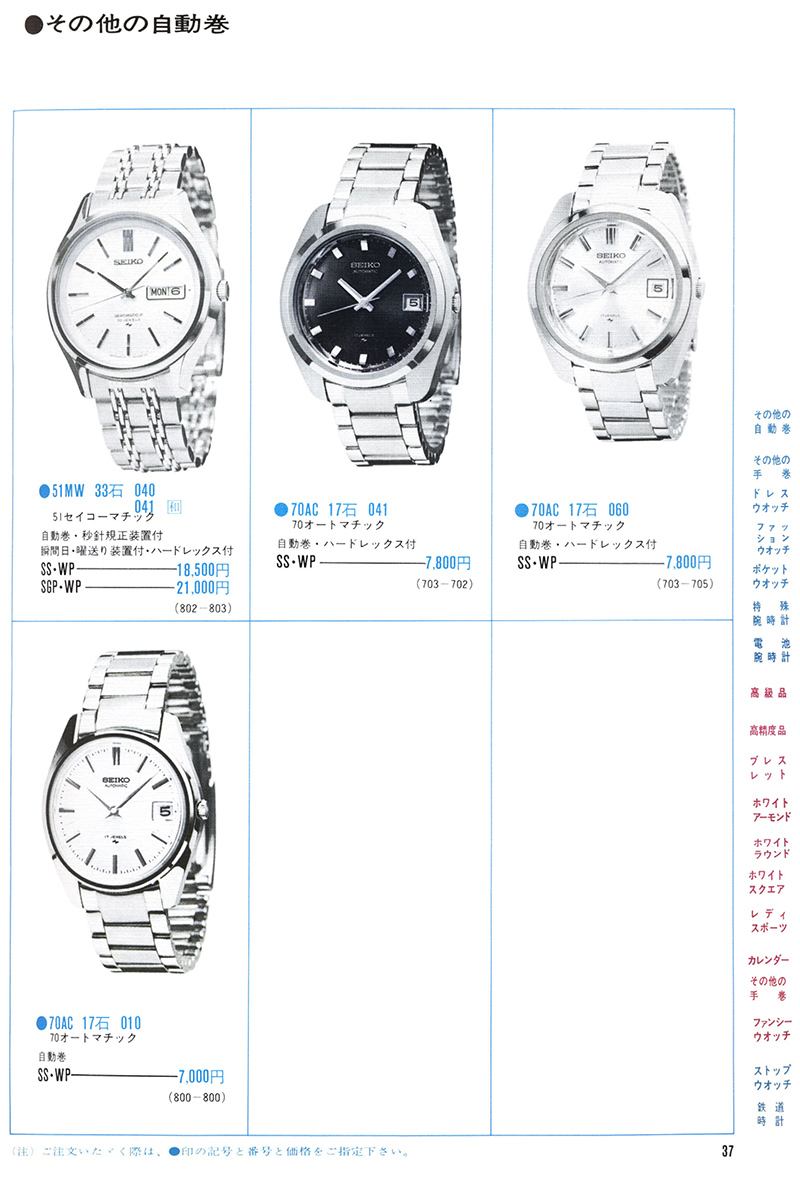 Seiko Catalog