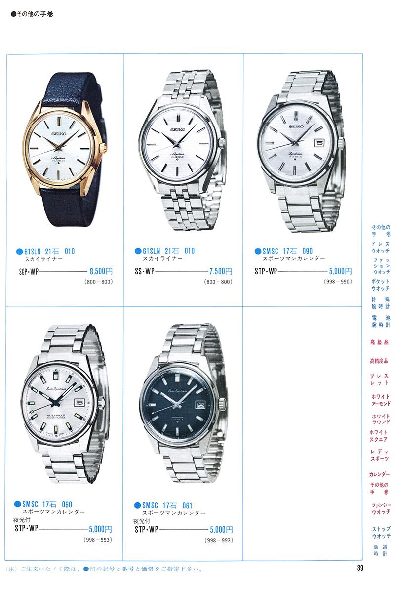 Seiko Catalog