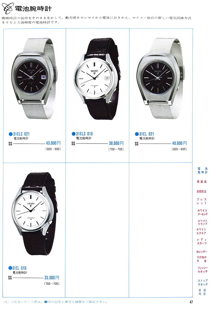 Seiko Catalog
