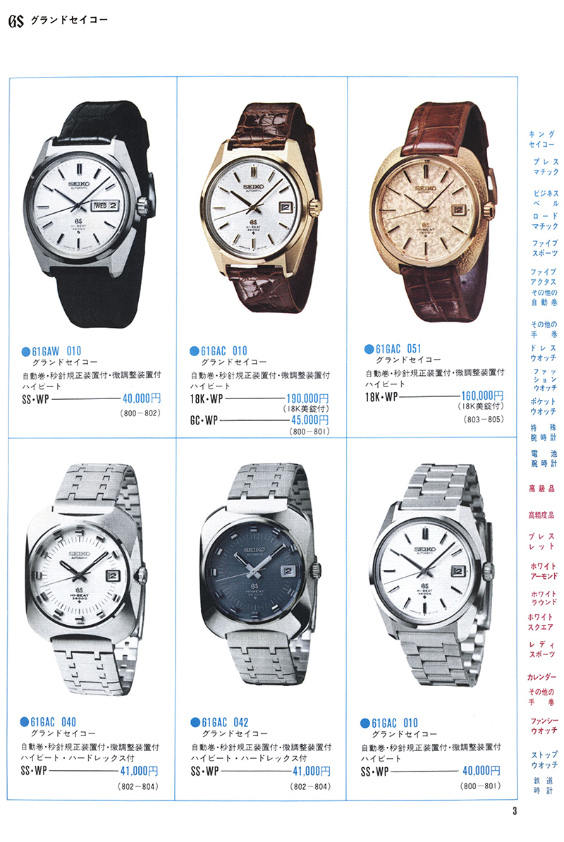 Seiko Catalog