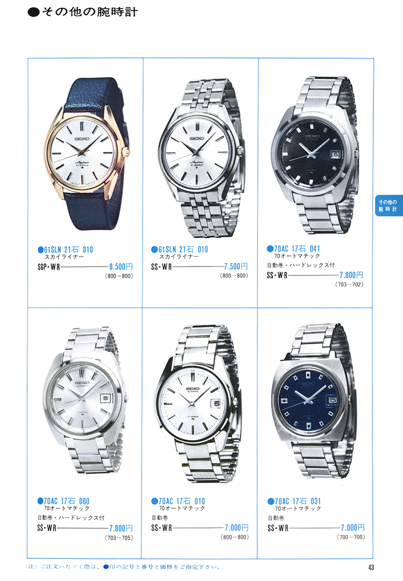 Seiko Catalog