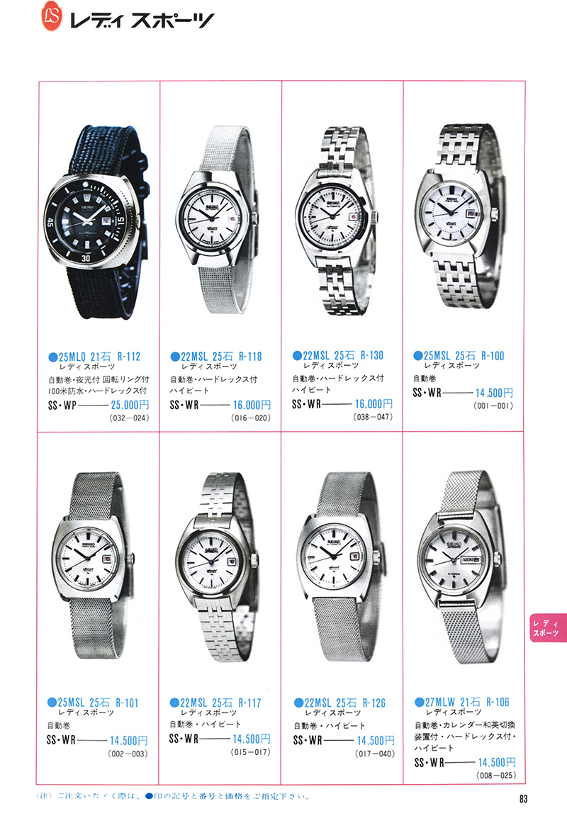 Seiko Catalog