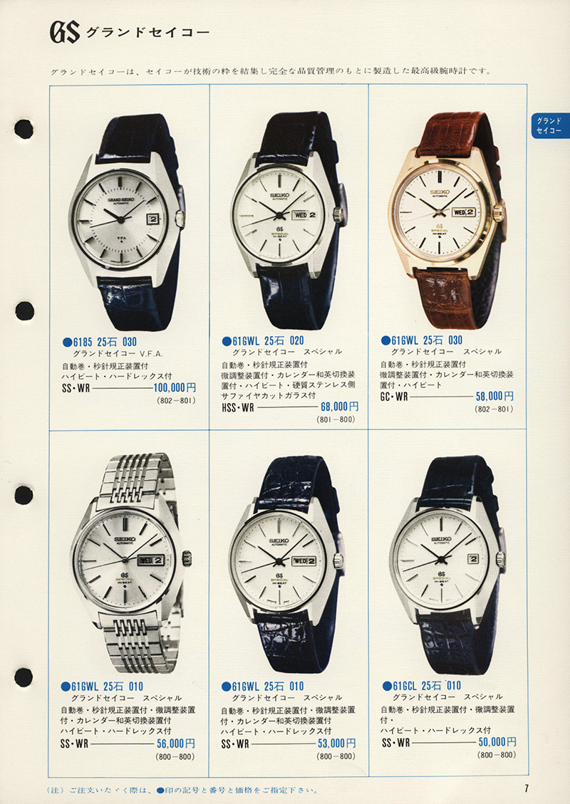 Seiko Catalog
