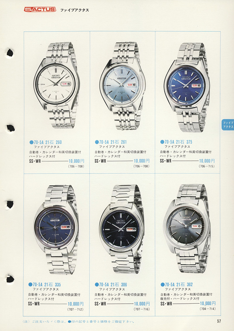 Seiko Catalog