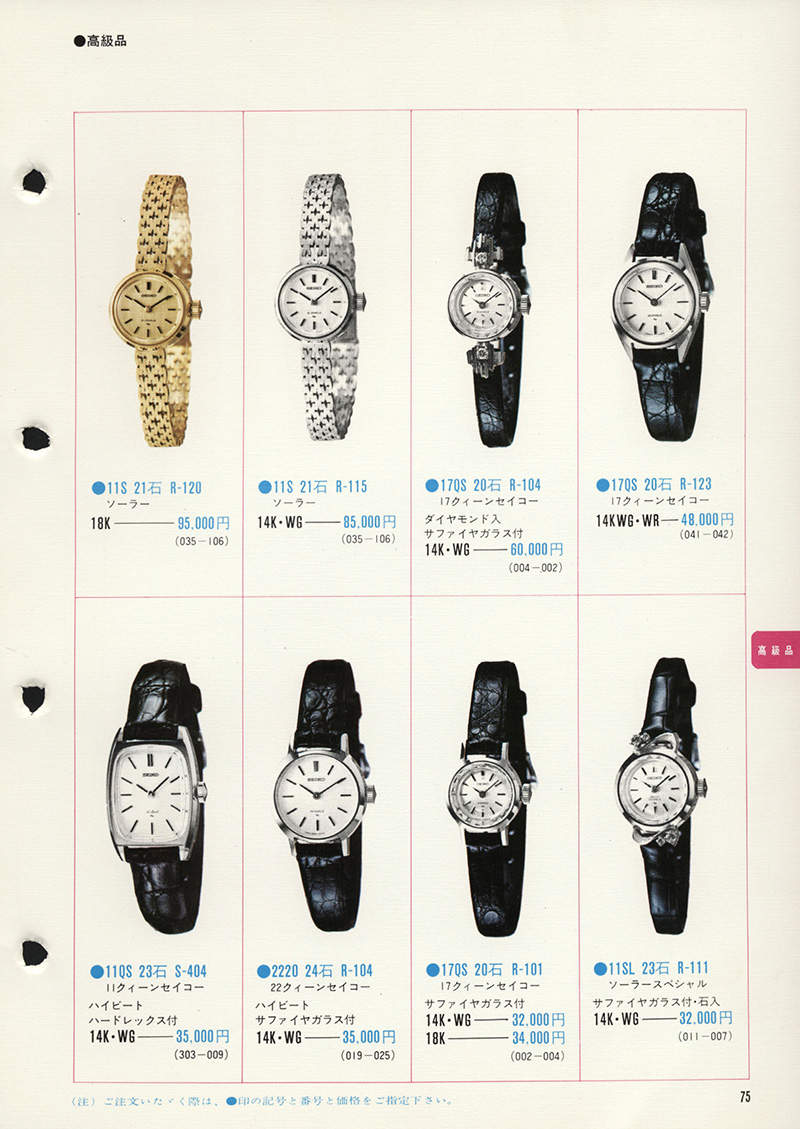 Seiko Catalog