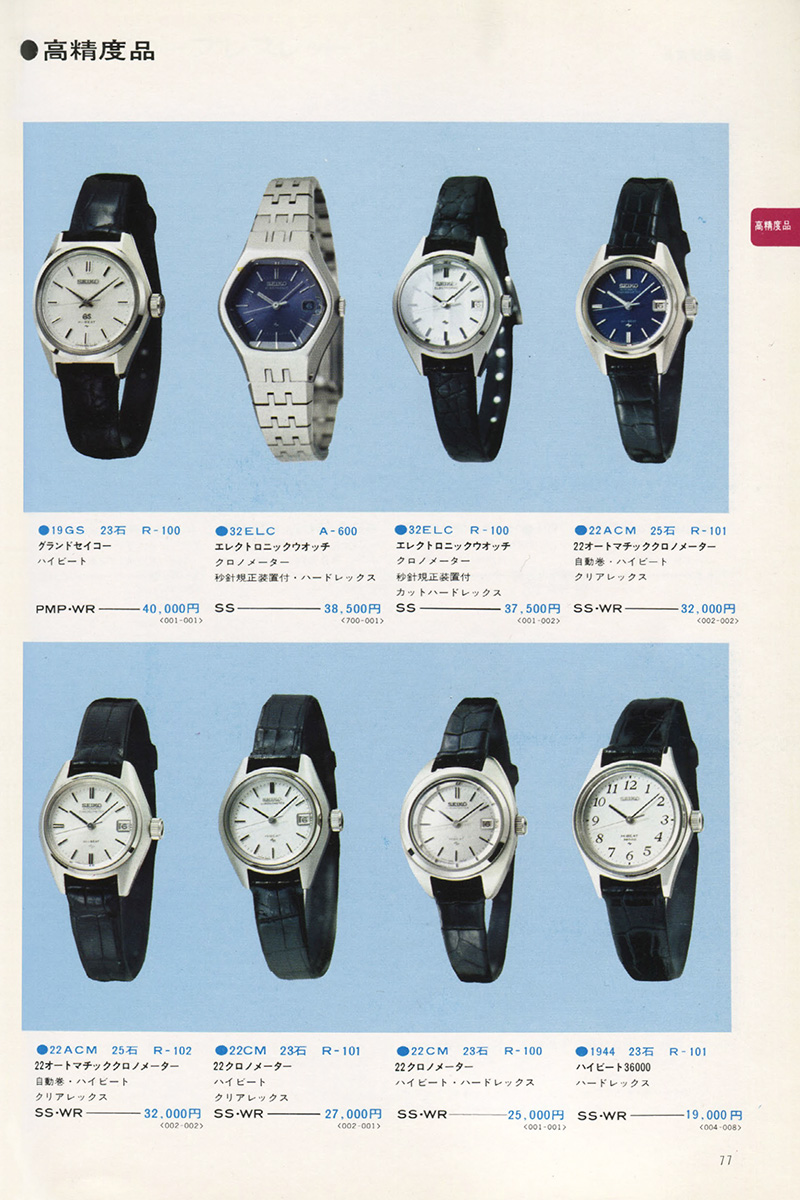 Seiko Catalog