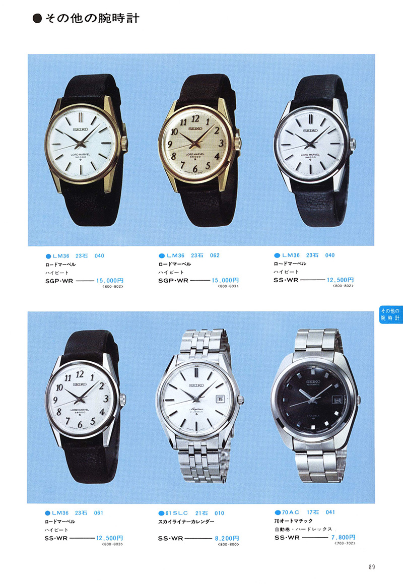 Seiko Catalog