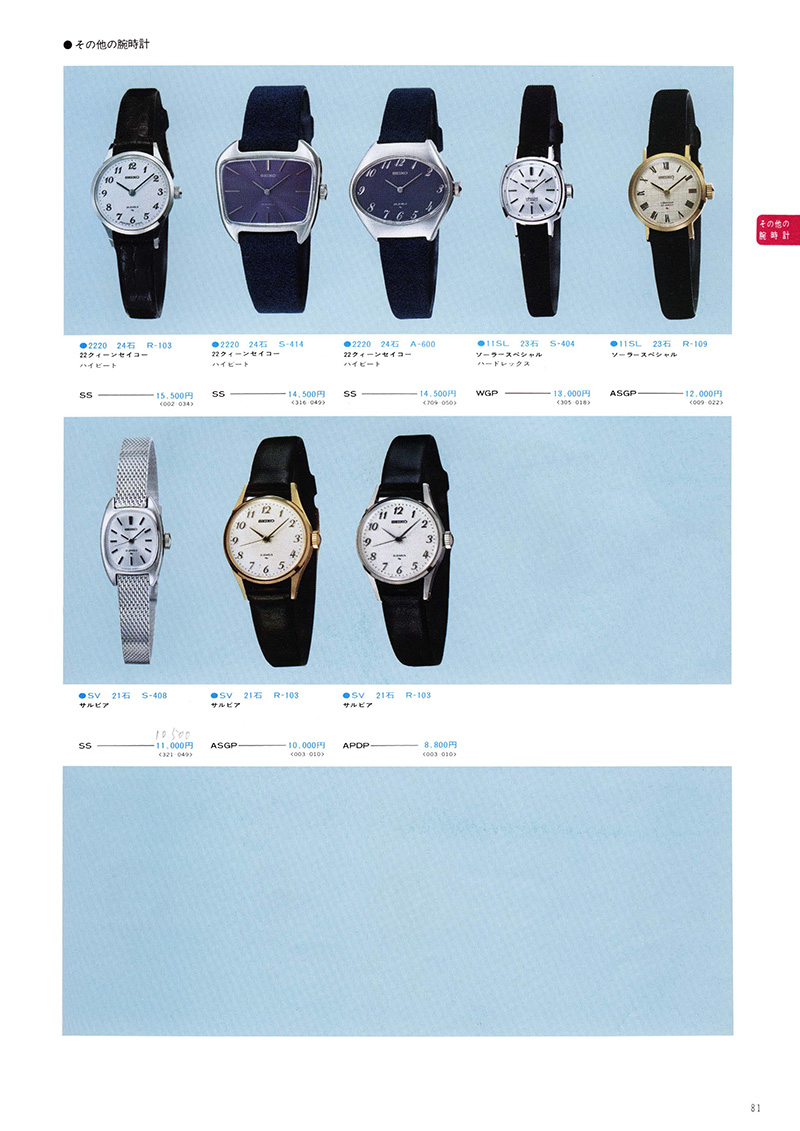 Seiko Catalog