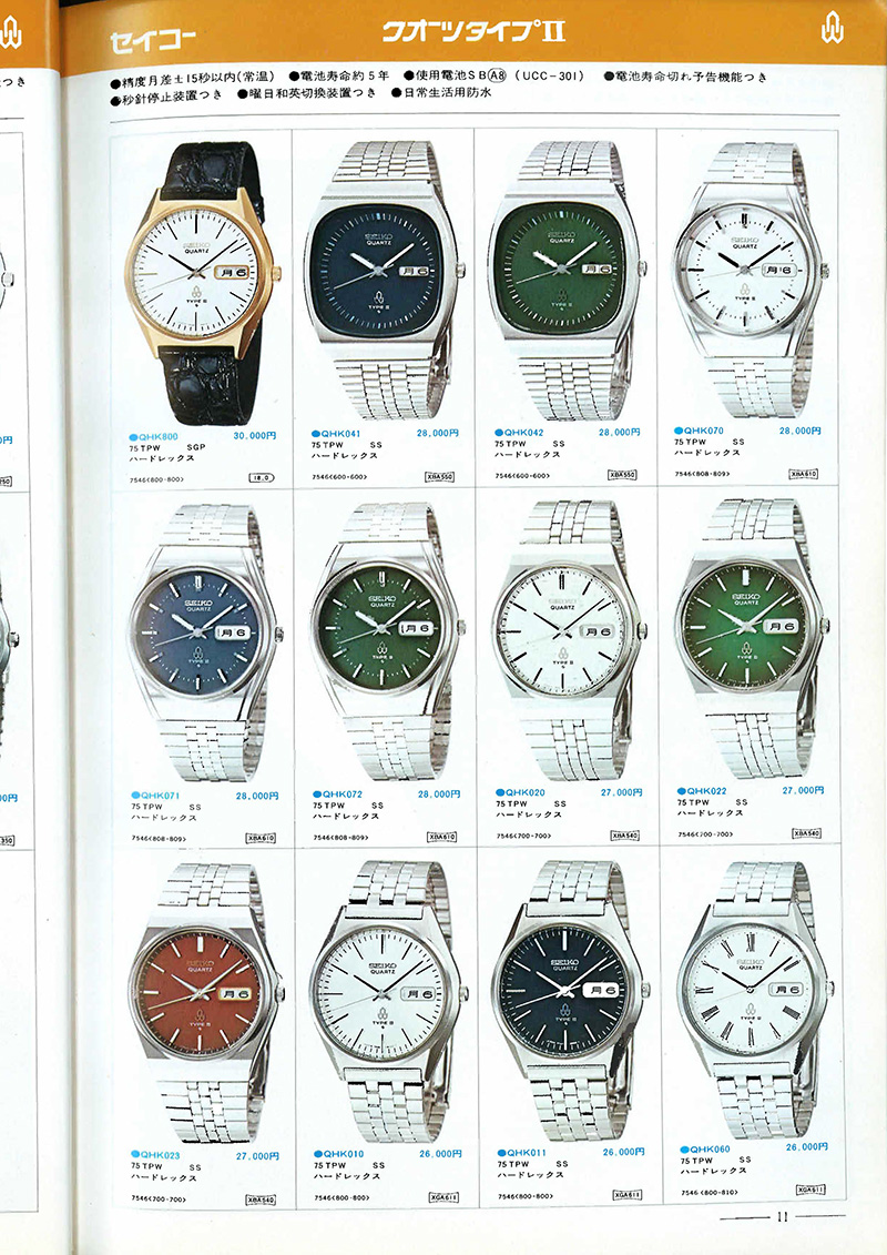 Seiko Catalog