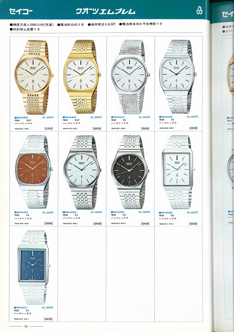 Seiko Catalog