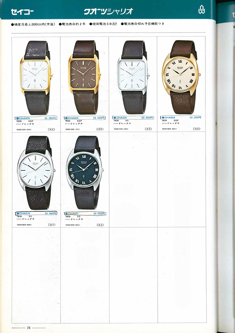 Seiko Catalog