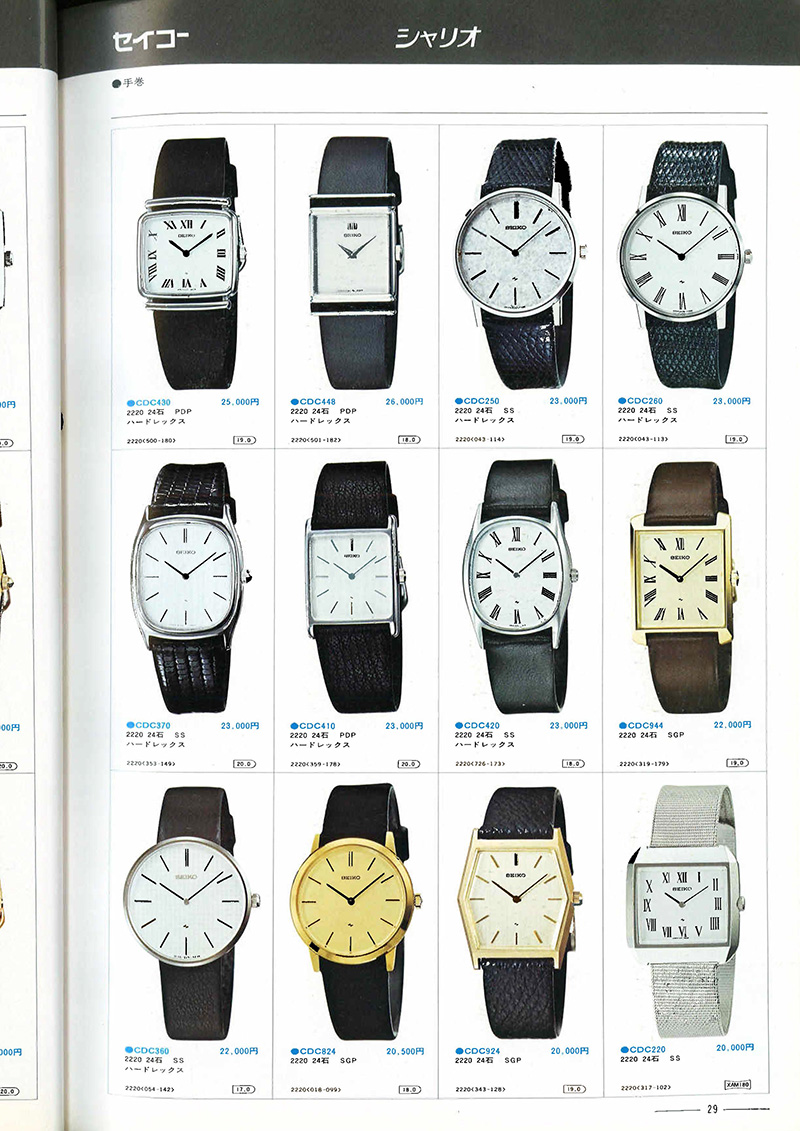 Seiko Catalog
