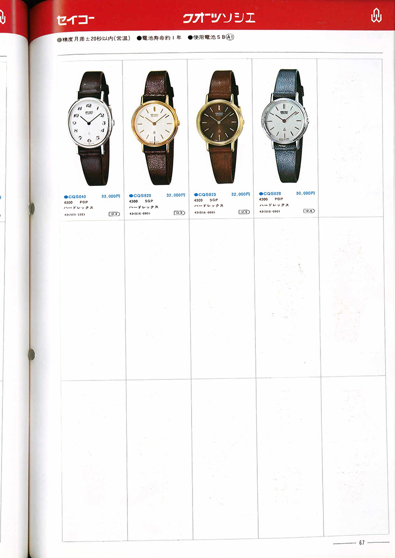 Seiko Catalog