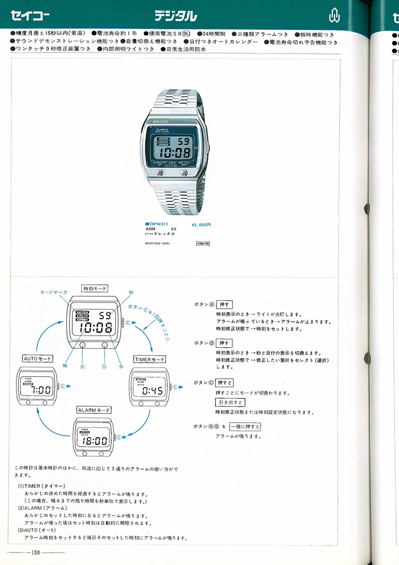 Seiko Catalog