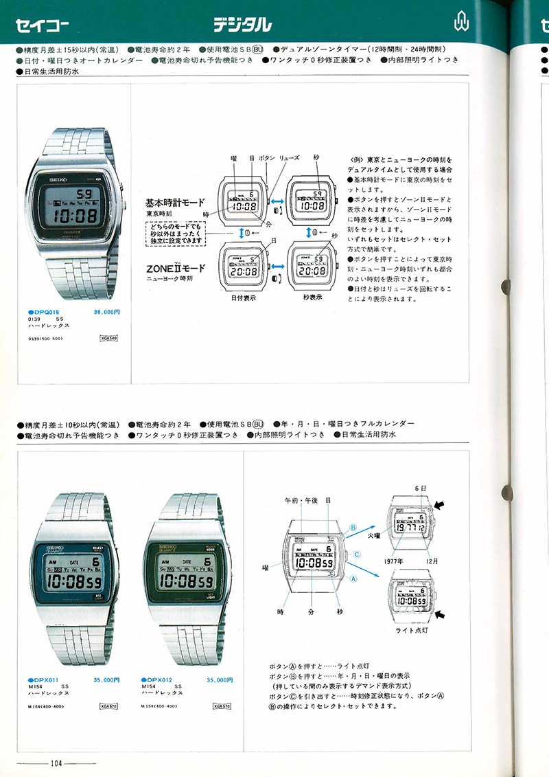 Seiko Catalog