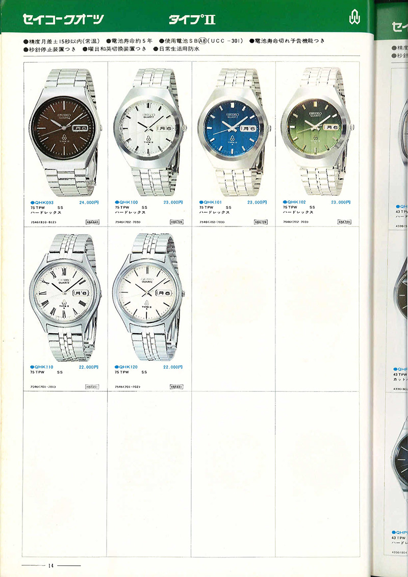 Seiko Catalog