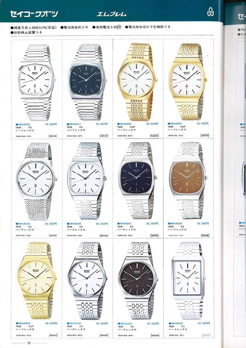 Seiko Catalog