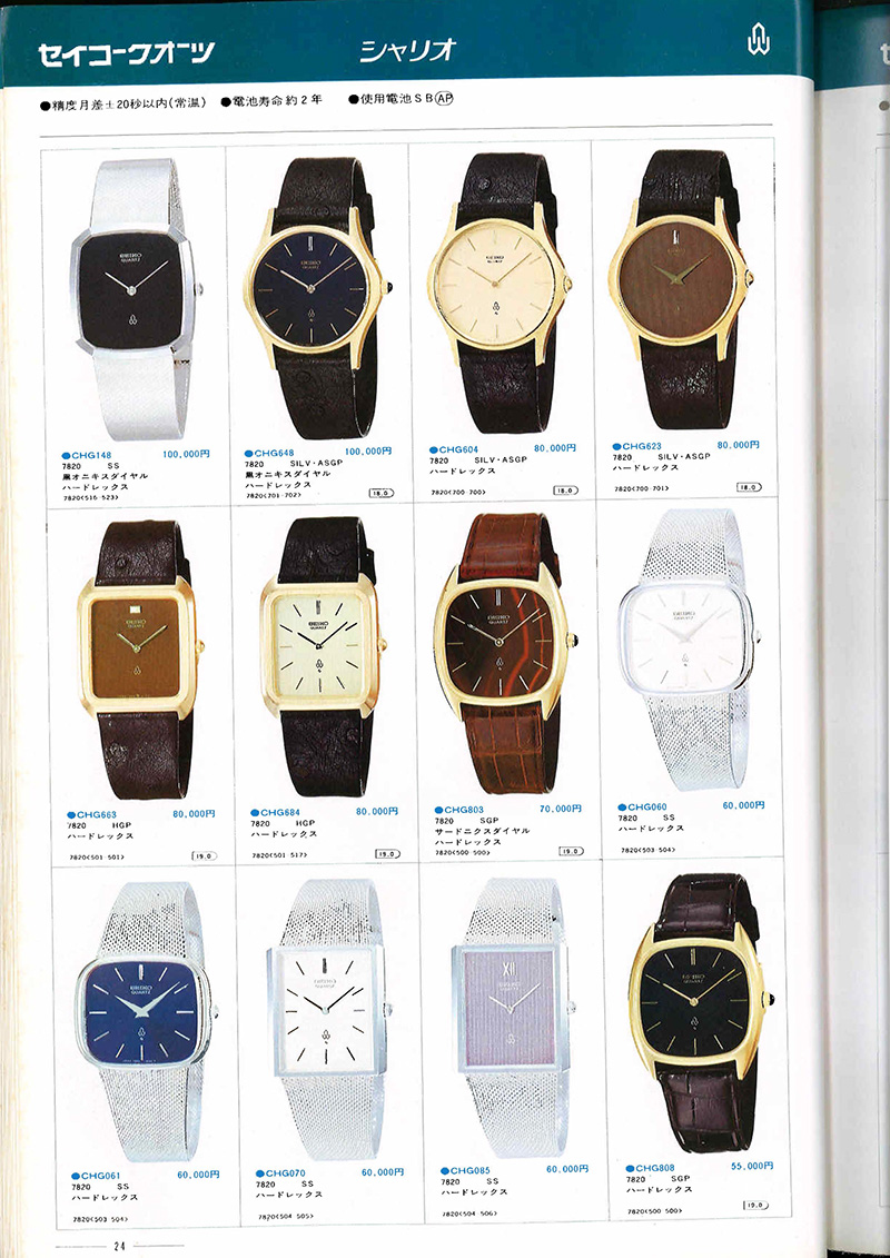 Seiko Catalog
