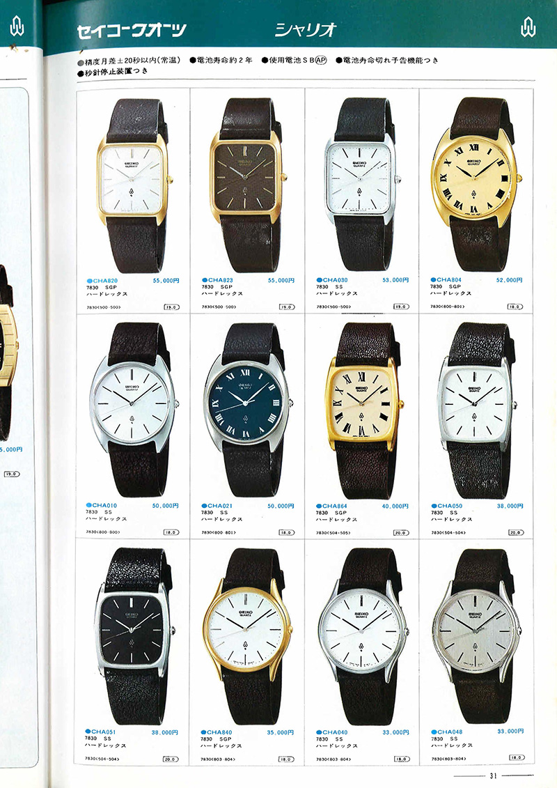 Seiko Catalog