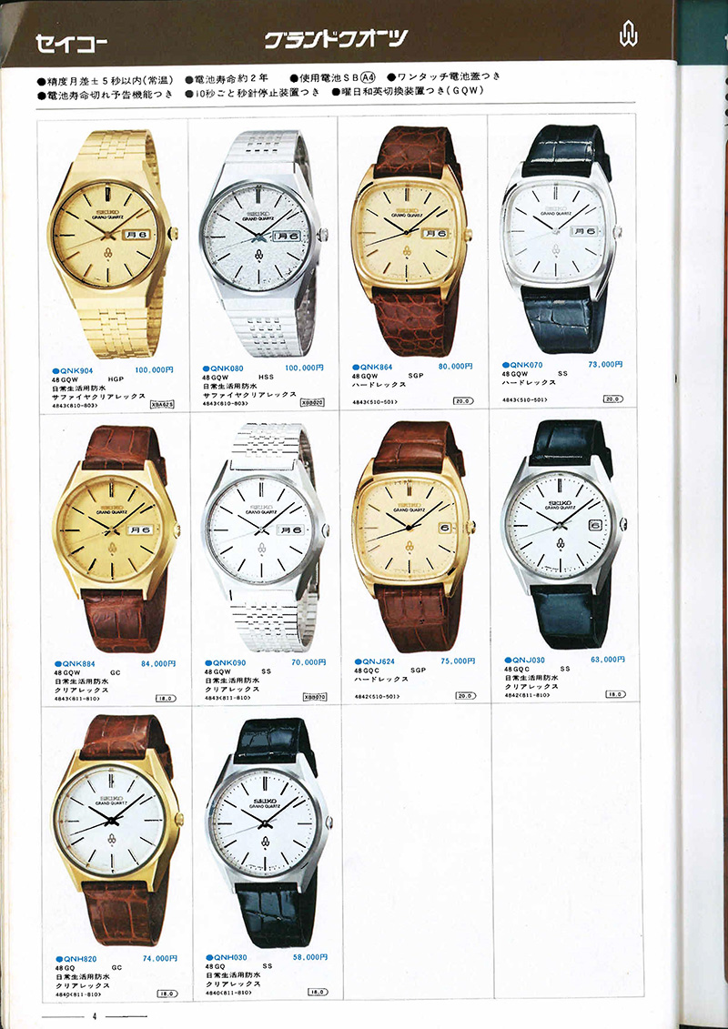 Seiko Catalog