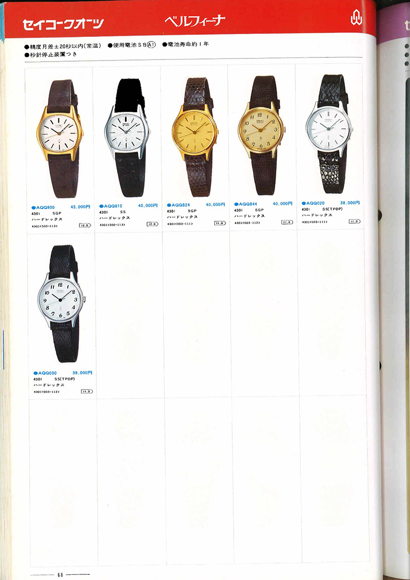 Seiko Catalog