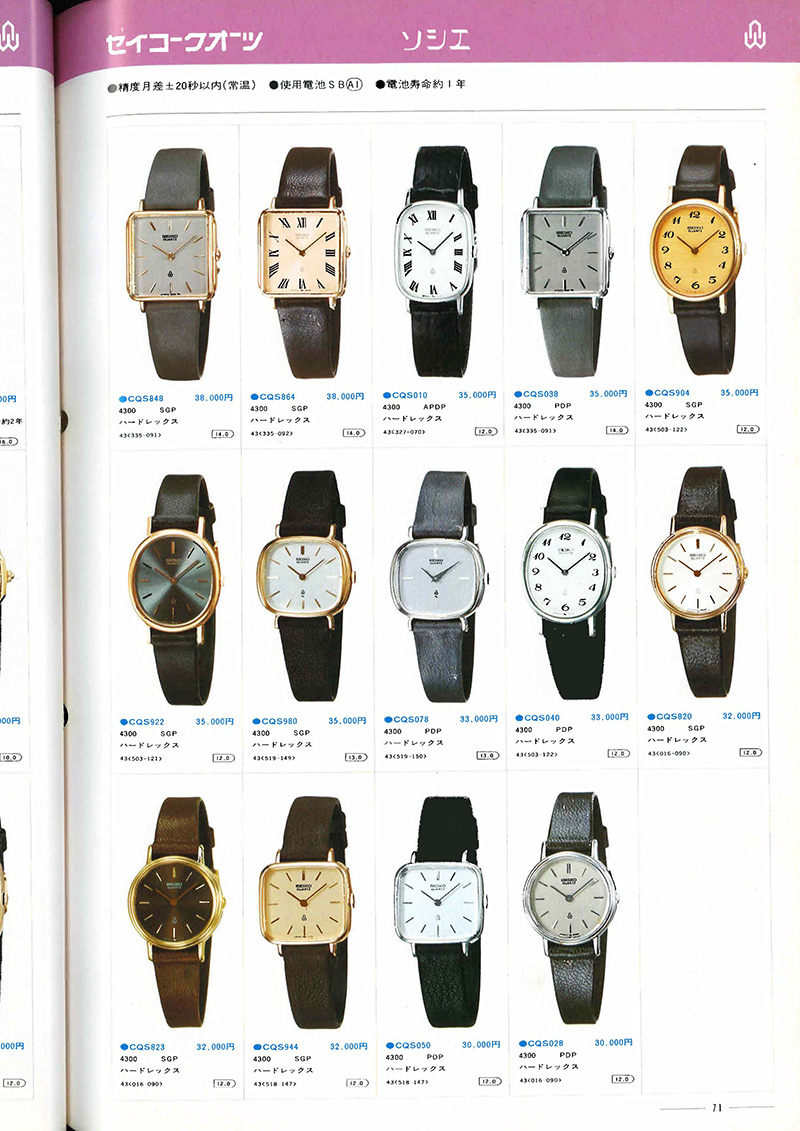 Seiko Catalog