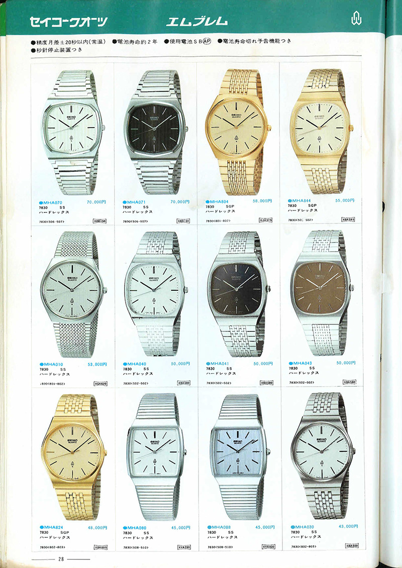 Seiko Catalog