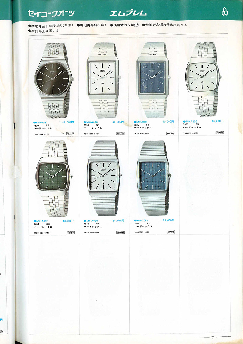 Seiko Catalog