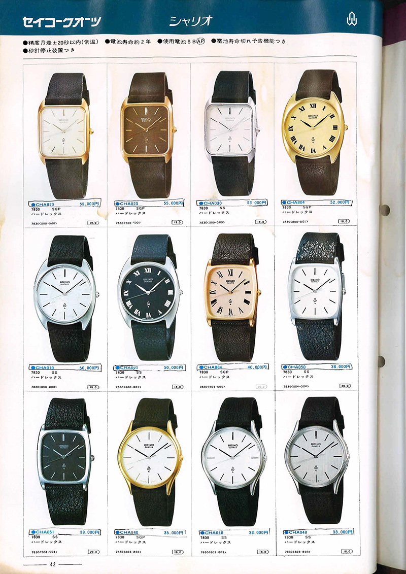 Seiko Catalog