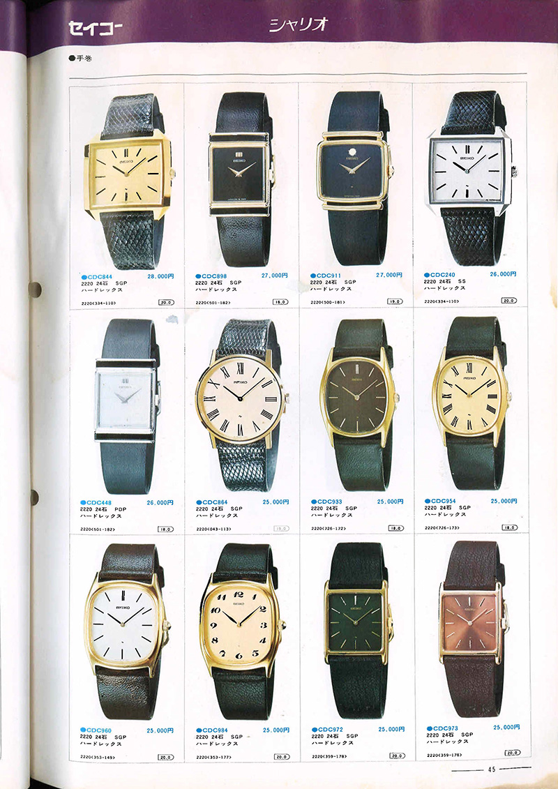 Seiko Catalog