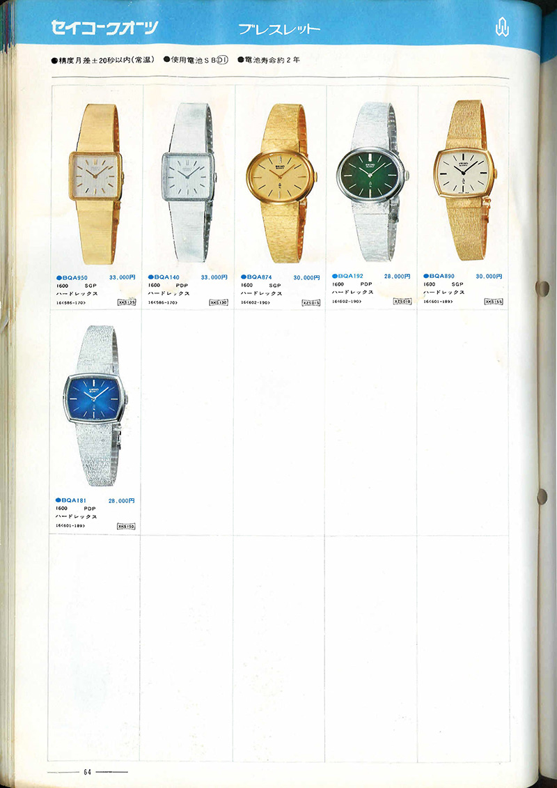 Seiko Catalog