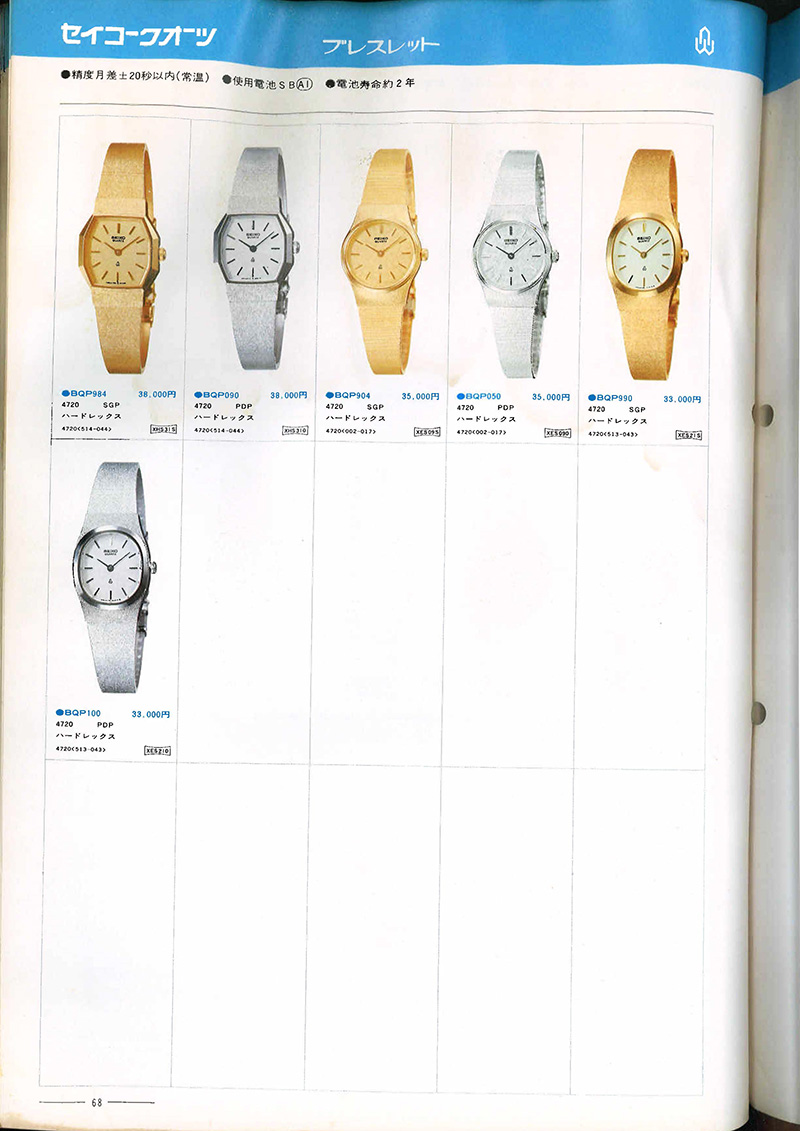Seiko Catalog