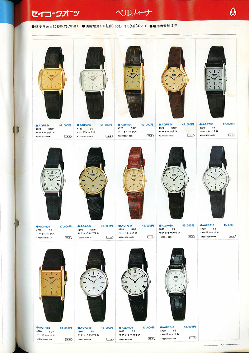Seiko Catalog