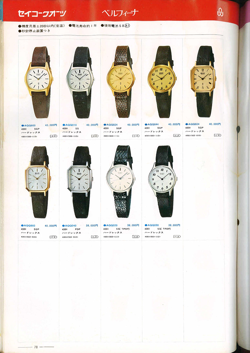 Seiko Catalog