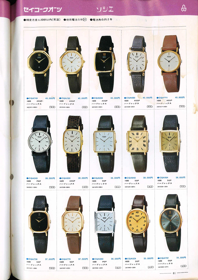 Seiko Catalog