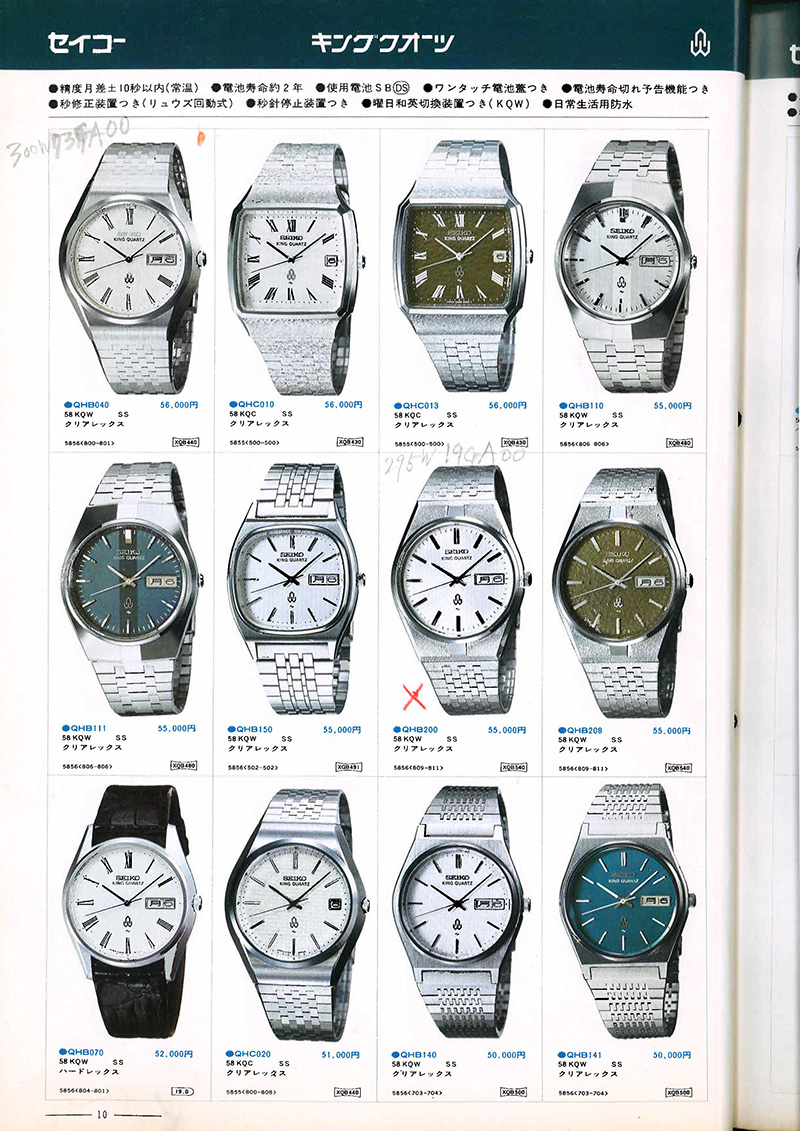 Seiko Catalog