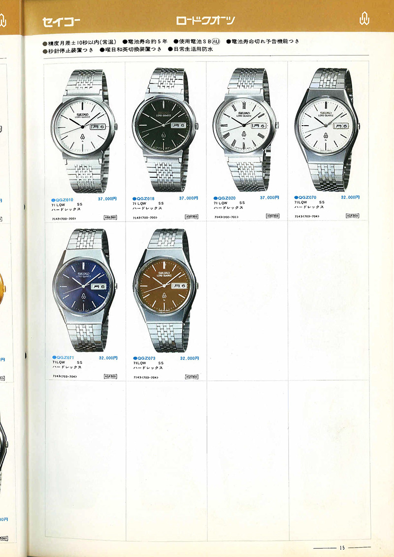 Seiko Catalog