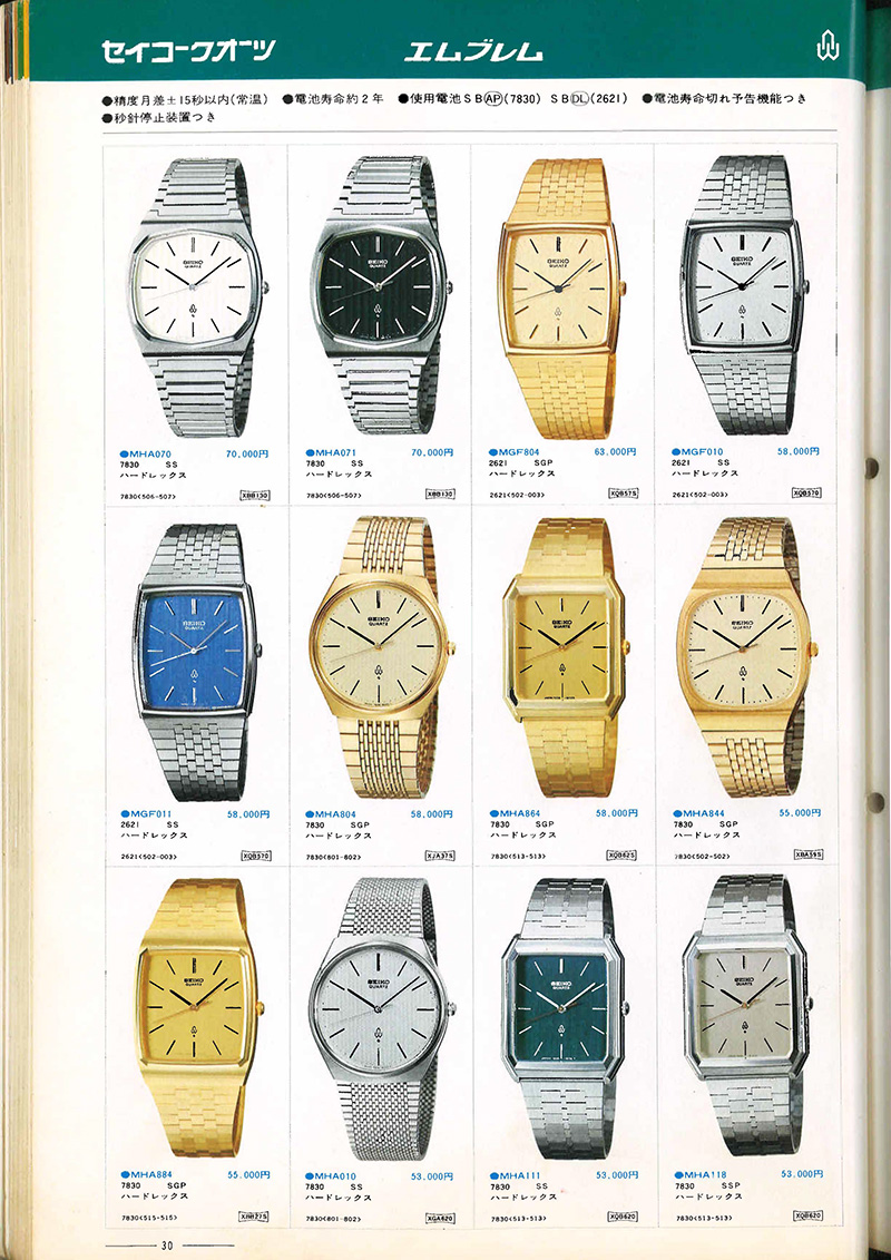 Seiko Catalog