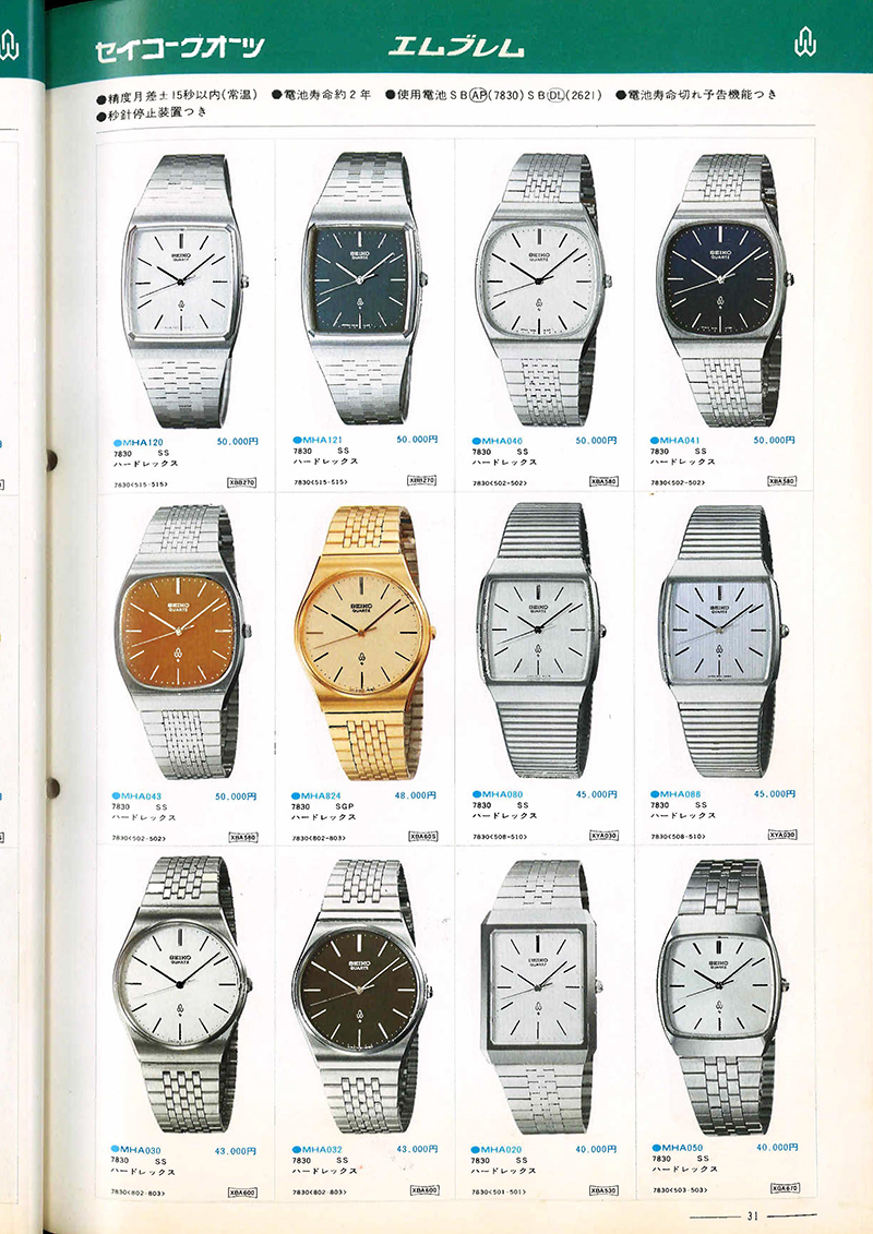 Seiko Catalog